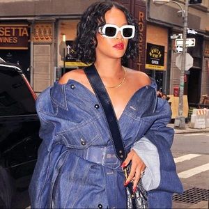 RAEN luxury wig sunglasses IN BLACK as seen on Rihanna!